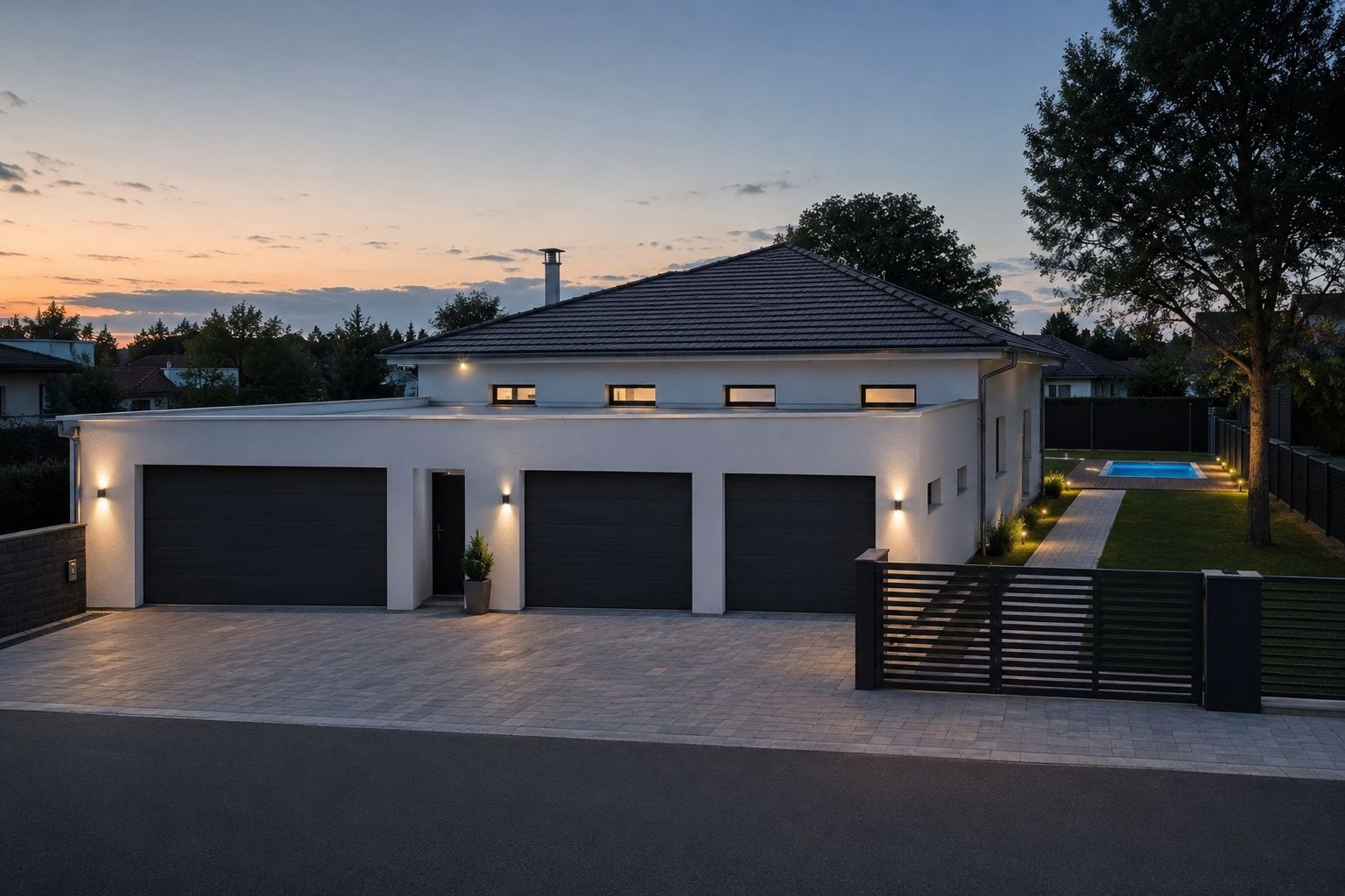 Pozemek 2 011 m² s architektonickým projektem moderní vily | Dvorce u Jihlavy
