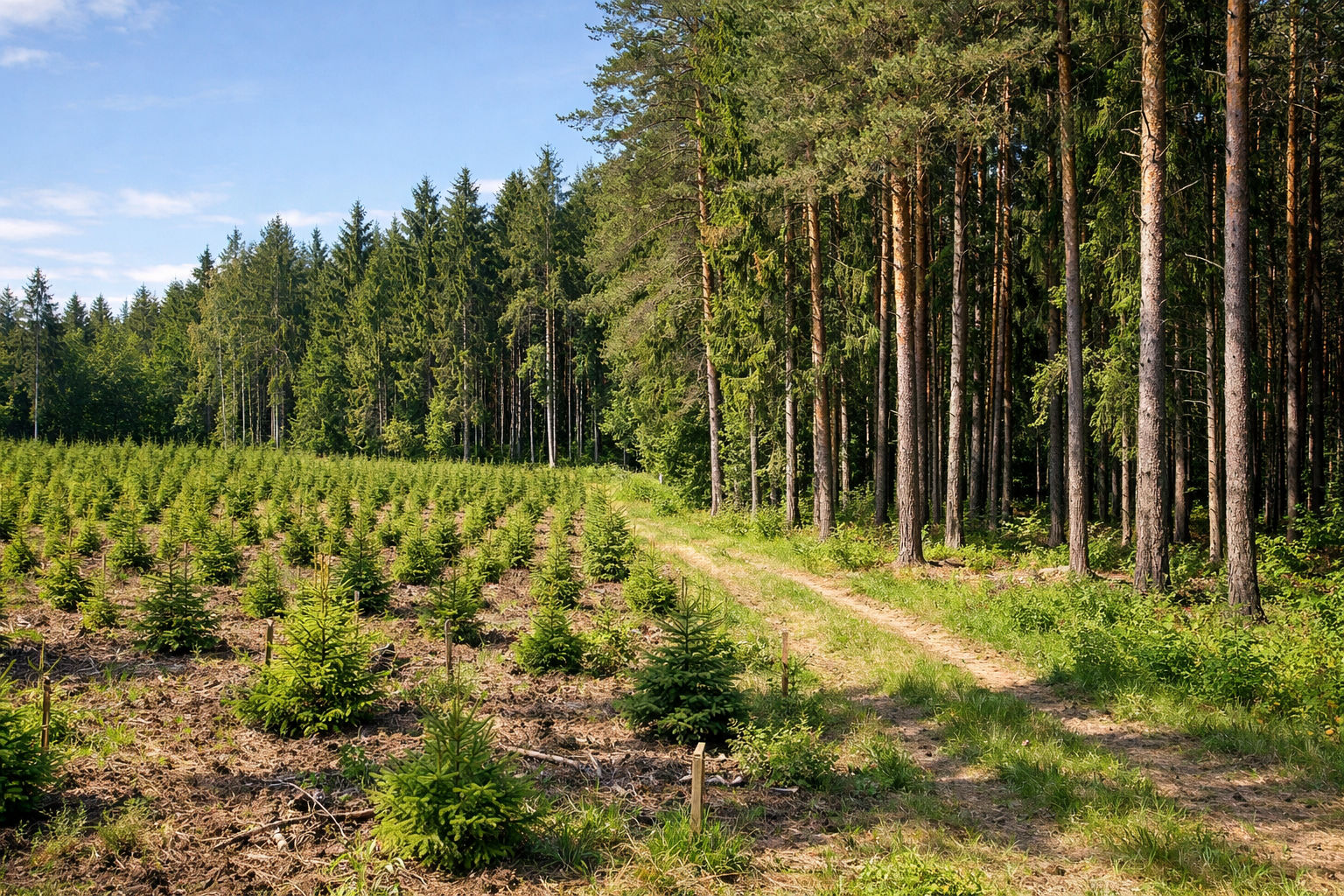 Nabídka prodeje lesního pozemku