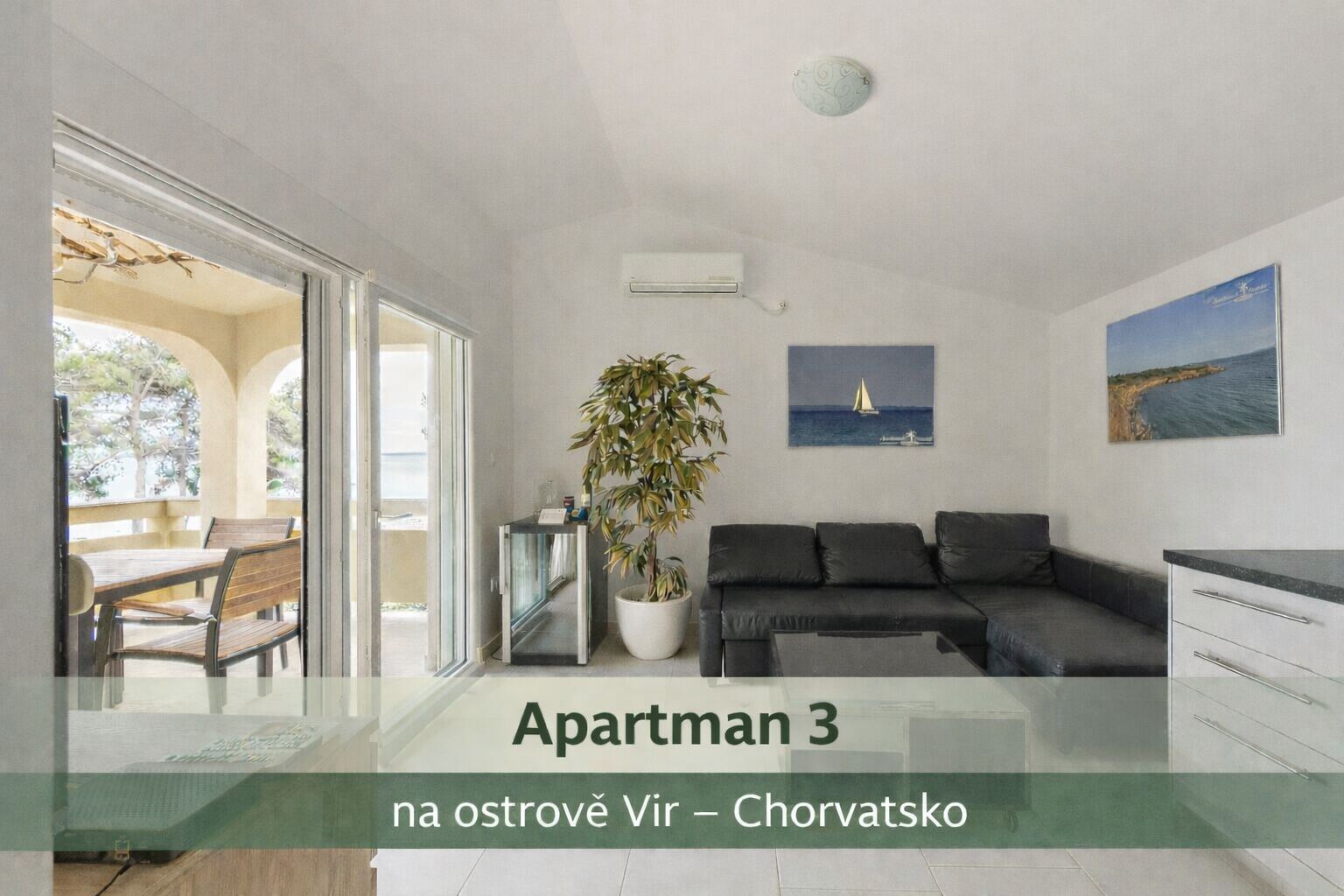 Prodej apartmánového domu na ostrově Vir – Chorvatsko