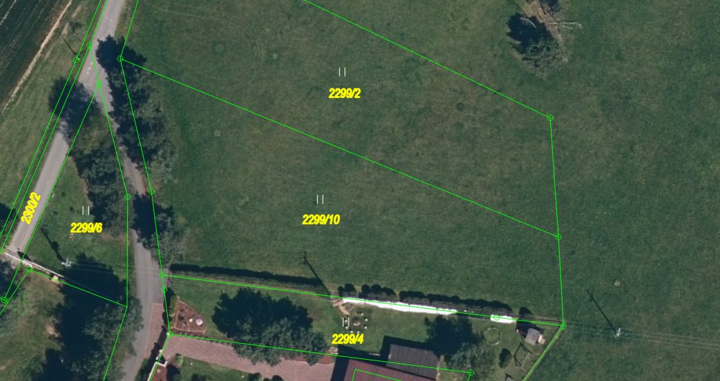 Prodej pozemku Dvorce u Jihlavy 2011m2